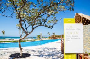 Отель Santa Marta, Apartamentos frente al mar en Samaria Club de Playa, sector Pozos Colorados  Санта Марта